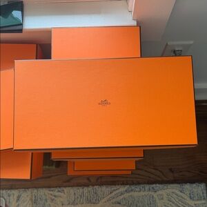 Hermès Orange shoe Box